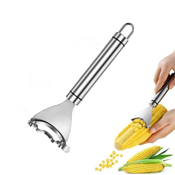 1PCS Corn Peeler,Corn Stripper Corn Cob Stripper Tool,Stainless Steel Corn Planer Cutter Thresher Peeler,Thresher Corn Cutter from the Cob