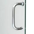 thumbnail image 6 of DreamLine Infinity-Z 44-48 in. W x 72 in. H Semi-Frameless Sliding Shower Door, Clear Glass in Oil Rubbed Bronze, 6 of 9
