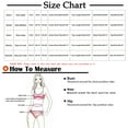 thumbnail image 3 of Fesfesfes Women Vintage Swimsuit Two Piece Retro Halter Neck Bikini Ruched High Waist Bottom Print Bikini Set Gifts for Her Under 10$, 3 of 9