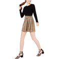 thumbnail image 1 of Teeze Me Womens 2-Tone A-line Dress, Multicolor, 3/4, 1 of 1