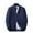 Blue, variant on Men's Lightweight Zip Up Jacket Stand Collar Sports Coats Casual Light Golf Jackets with Pockets