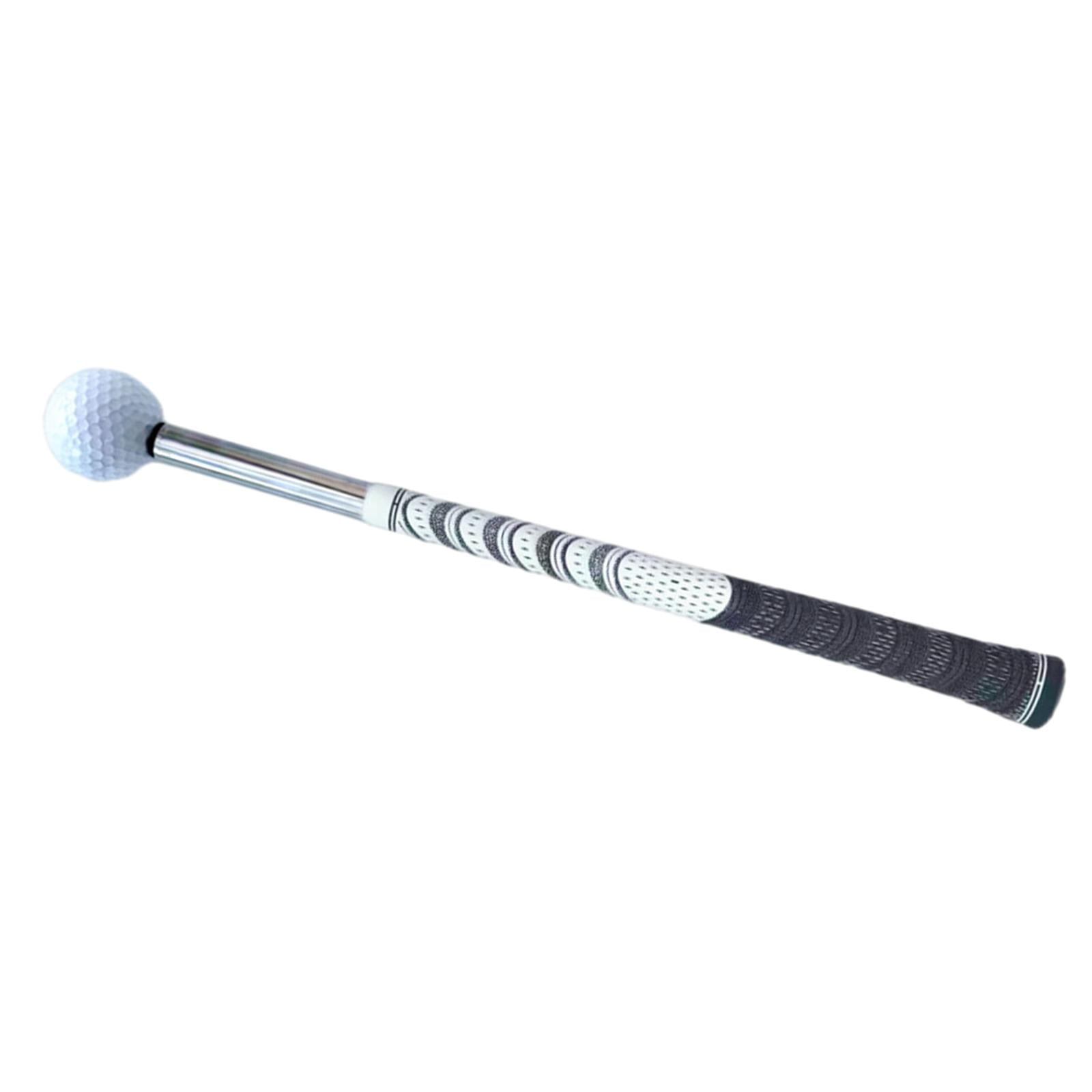 Golf Swing Trainer Golf Warm up Rod Comfortable Grip Durable Golf Swing Practice white