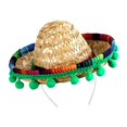 thumbnail image 1 of Sombrero Sombrero Decoración Temática Mexicana Práctico Conveniente Accesorios para Fotos Mini Sombrero Sombrero beige, 1 of 9