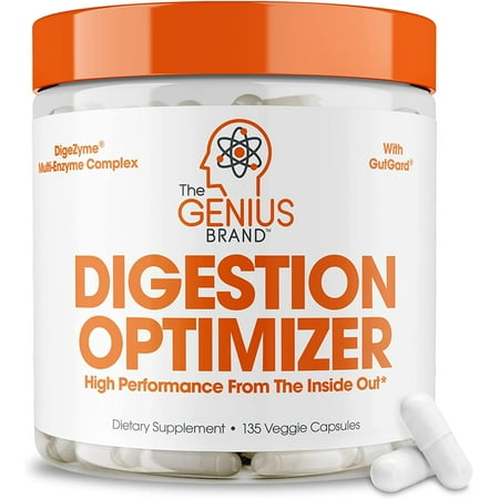 The Genius Brand Digestion Optimizer, 135 Veggie Capsules