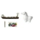 thumbnail image 1 of Escultura decorativa de animal con quemador de caballo de barco de , adorno de mesa para habitación, dormitorio, oficina y armario., 1 of 8