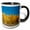 Black/White, variant on 3drose, Utah, Scenic Byway Torrey to Boulder in Fall Color, 11oz Two-tone Yellow Mug