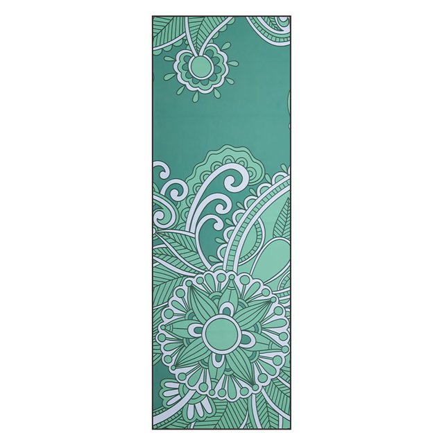Graflsoa Non-Slip Printed Yoga Mat with Quick-Dry Feature, Foldable and Lightweight for Easy Travel, Soft and Comfortable Exercise Mat for Yoga and Fitness, Multiple Color Options Available.