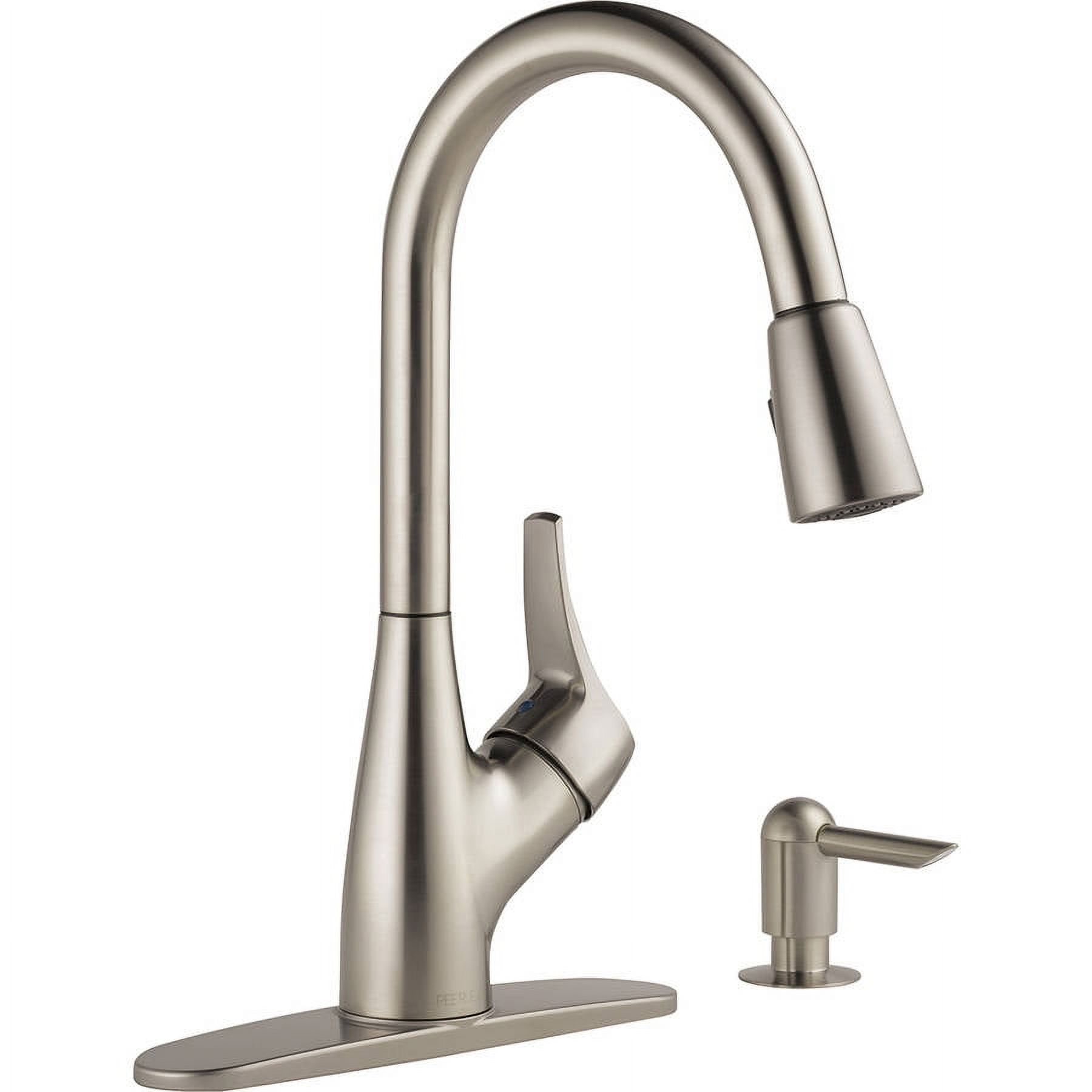 Peerless Single Handle Pull-Down Sprayer Kitchen Faucet with Soap - image 2 of 7