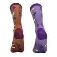 thumbnail image 7 of Women's AM Coffee PM Wine Socks Funny Vino Wine Lover Drinking Graphic Novelty Footwear, 7 of 7