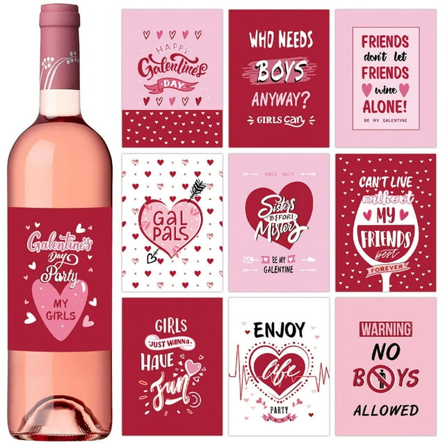 Decoraciones para San Valentín, adornos para San Valentín, regalos para San Valentín, etiquetas de cerveza para San Valentín, San Valentín para él, San Valentín divertido para hombres, San Valentín pa