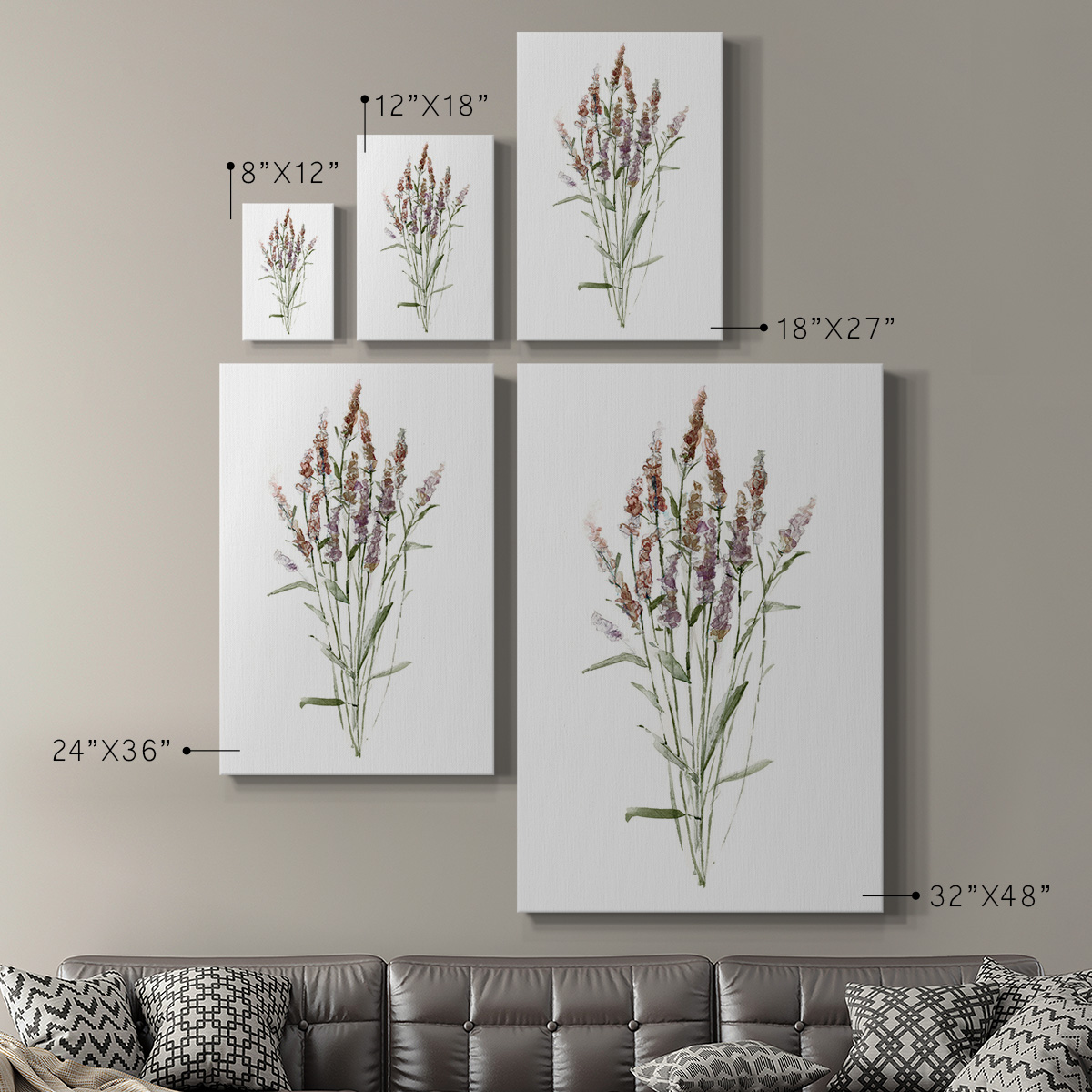 Dainty Botanical III Premium Gallery Wrapped Canvas - Ready to Hang