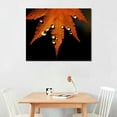 thumbnail image 2 of JRXY BIWSHA Fall Decor Maple Leaf Canvas Wall Art Prints for Home, Autumn Themed Paintings 20x16 Inches 20x16in, 2 of 3