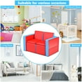 thumbnail image 5 of Gymax Multi-functional Kids Sofa Table Chair Set Couch Storage Box Furniture Bedroom, 5 of 10