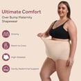 thumbnail image 3 of COMFREE 3 Pack Women's Maternity High Waist Underwear Pregnancy Soft Belly Support Panties Over Bump, 3 of 6