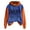 c-Blue, variant on LRen Toddler Girls Halloween Hoodie Halloween Graphic Pullover Hooded Sweatshirt Oversized Cozy Casual Long Sleeve Fall Winter Back to school, Halloween, Christmas Hoodie Blouse