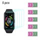 thumbnail image 1 of Honor Band 6 Standard Edition Soft Film Watch Protector de Pantalla Plus Dry & Wet Pack 5 Piezas MABOTO Película de pantalla, 1 of 3