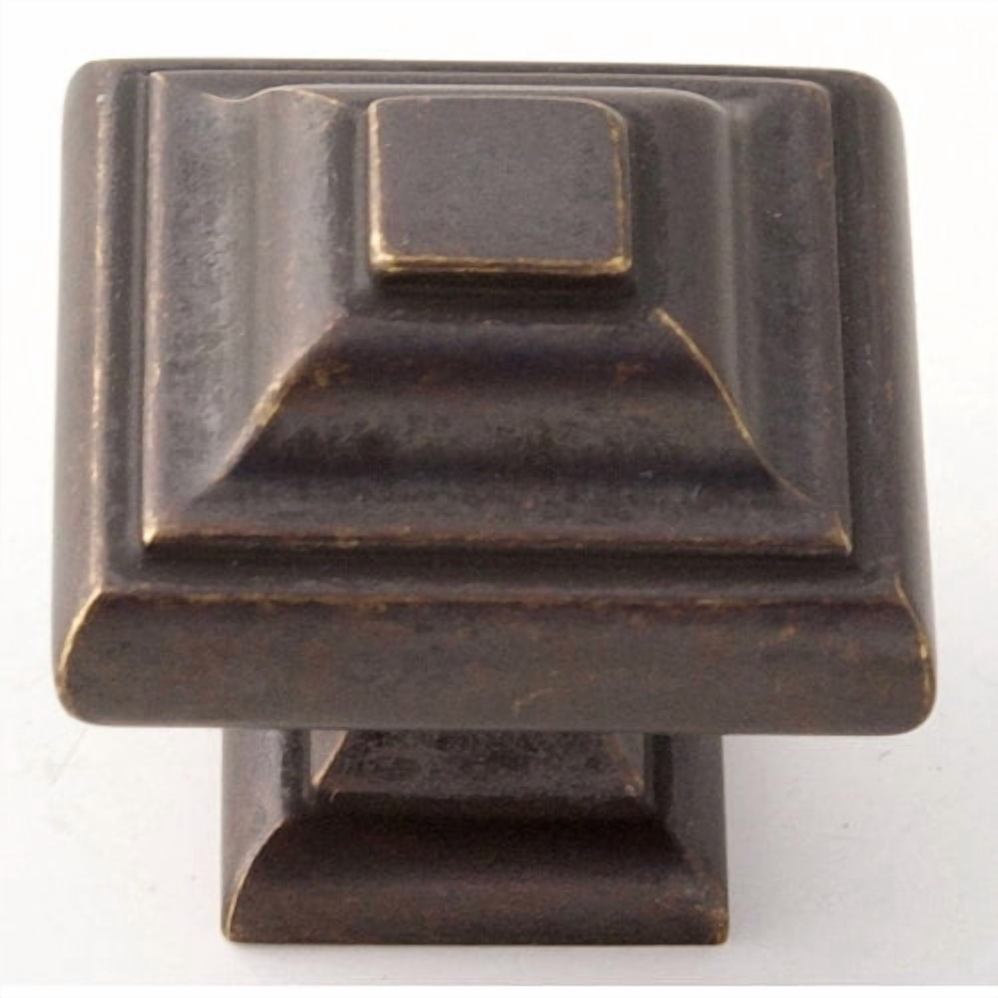 Alno A1525-CHBRZ Geometric 1-1/4" Cabinet Knob Chocolate Bronze