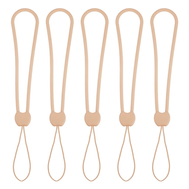 Muñequera Cordón, Cordón Corto Pequeño Muñeca Cordón Correas para Bolígrafo Paraguas Agua Tetera Cámara USB Pulgar Dispositivos Llavess (Fucsia, Paquete de 5)