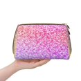 thumbnail image 4 of Picia Colorful Glitters Print Leather Makeup Bag Make Up Bag Travel Toiletry Bag for Her Girlfriend Teacher Teen Girl Gifts, 4 of 8