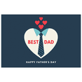 thumbnail image 5 of Heart Design Best Dad Banner Tie Motif Father's Day Decoration for Celebration Family Event Indoor Decoration, 5 of 8