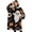 Halloween Ghosts and-3, variant on Oversized Wearable Blanket Hoodie,Halloween Ghosts and Skulls in Spider Webs Sherpa Blanket Hoodie with Super Pockets,Super Warm Fuzzy Pullover for Women & Men