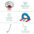 thumbnail image 3 of Centro de actividades deportivas con canasta de baloncesto para niños pequeños, la mejor opción, 3 of 7