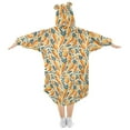 thumbnail image 2 of joogoo Wearable Blanket Hoodie for Carrots Flannel Sherpa Pocket 3-14 YR S, 2 of 7