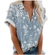 thumbnail image 1 of Mujeres Pantalones Cortos Impresos Blusas de Manga Corta Y Top Regular, Vestido de Moda de Verano Casual para Mujeres, 1 of 4