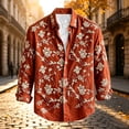 thumbnail image 6 of Bxsruta Men's Shirt Embroidered Long Sleeve Button Down Casual Vacation Tops, 6 of 6