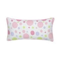 thumbnail image 2 of Levtex Home - Merrill - Kids Decorative Pillow (12x24in.) - 3D Flowers - Pink, Purple, Green and White, 2 of 4