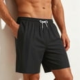 thumbnail image 5 of Hurxie Men's Athletic Shorts with Pockets 5" / 7" / 9" Inseam Quick Dry Lightweight Workout Gym Running Shorts Black,M, 5 of 5