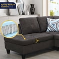 thumbnail image 5 of Jerry Left Facing Sectional Sofa 2 Piece Set, 5 of 6