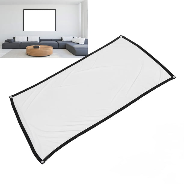 Pantalla de Proyección HD Portátil Pantalla de Cine Liviana y Resistente a las Arrugas para Uso en Interiores y exteriores: de Imagen Plegable Duradera y Clara