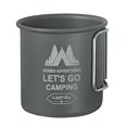 thumbnail image 2 of Taza 300ML Taza De Picnic Ultraligera Senderismo Equipo De Cocina Al Aire Libre Grafito Gris Gris, 2 of 2