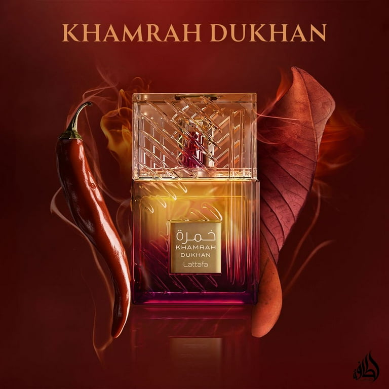香水(ユニセックス) Lattafa Khamrah Dukhan 100ml LATTAFA Khamrah Dukhan, 3.4 Oz Eau De Parfum Spray for Men