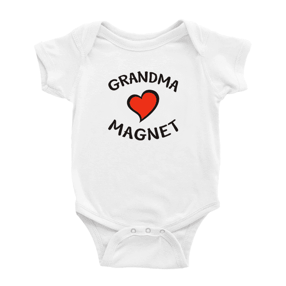 Grandma Magnet Funny Baby Rompers Boy Girl Bodysuits