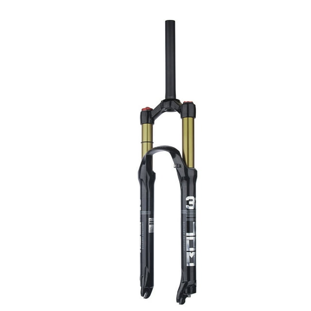 BOLANY High-Performance Magnesium Alloy Mountain Bike Air Front Fork with Adjustable Damping and Rebound, 27.5" Straight Tube, Enhanced Control and Comfort for All Riders