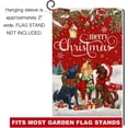 thumbnail image 5 of Christmas Dogs Garden Flag 12x18 Vertical Double Sided Winter Holiday Outside Decorations Burlap Yard Flag BW533, 5 of 6