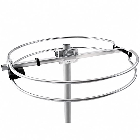 Outdoor FM Loop Antenna 88–108MHz, Attic or RV Mount Circular FM Antenna for Home Radio Reception, Durable Aluminum Construction