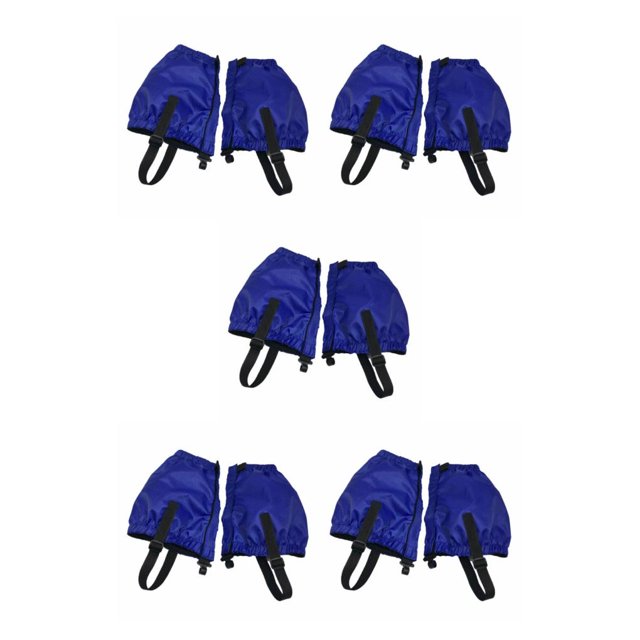 Greeniant 2 piezas al aire libre senderismo caminar Oxford tela impermeable esquí Legging polainas térmicas escalada Camping negro Type5 NO5