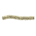 thumbnail image 2 of 50 Pieces Rhinestone Rondelle Handmade Spacer Beads Jewelry Loose Bead for Crystal Multi-colors Loose Bead Earring Necklace Accessories Gold, 2 of 6