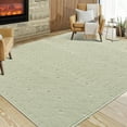 thumbnail image 3 of CAROMIO Solid Area Rug Bedroom Livingroom Rug Non-Slip Modern Abstract Area Rug Stain Resistant Indoor Throw Floor Carpet Boho Tribal Rug, 8' x 10' Beige, 3 of 7