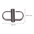 thumbnail image 3 of Miangastore Adjustment Chain Buckle 8Pcs Compact Belt Buckles Light Gold, 3 of 8