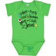 thumbnail image 3 of Inktastic Dance Like Frosty, Shine Like Rudolph, Give Like Santa Boys or Girls Baby Bodysuit, 3 of 5