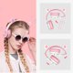 thumbnail image 5 of Lucky Cat - Auriculares inalámbricos con tarjeta Bluetooth iluminados - Rosa completo Adepaton 2033142-2, 5 of 8