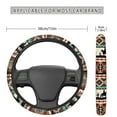 thumbnail image 5 of Jeiento Southwest Aztec Car Steering Wheel Cover for Women Men Tribal Ethnic Car Wheel Protector Automotive Steering Wheel Covers Interior Accessories Decor for Truck SUV Van, 5 of 6