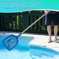 thumbnail image 4 of Heavy-Duty Swimming Pool Leaf Skimmer Net with 3-Section Telescopic Aluminum Pole & Fine Nylon Mesh, Efficient Debris Removal Tool for Sparkling Clean Inground and Above Ground Pools NAJKZA, 4 of 8