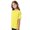 Yellow, variant on Crown Craze® Youth Ecosmart Short Sleeve T-Shirt, 50/50 Cotton/Polyester Classic Fit Crew Neck Tee (Deep-Red, L)