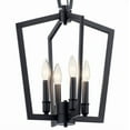 thumbnail image 3 of 43498BK Kichler Lighting Abbotswell - 4 Light Pendant - with Traditional inspirations - 19 inches tall by 14 inches wide-Black Finish    -Traditional, 3 of 6