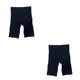 thumbnail image 1 of Jumpingount Pantalones cortos de yoga Fitness Leggings Pantalones de entrenamiento Ajuste a prueba de sudor Lavable Correr Suavidad simple Negro L 2piezas, 1 of 6